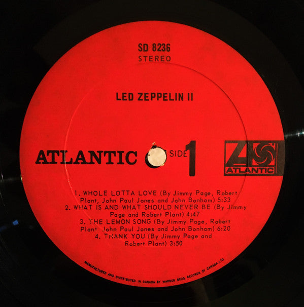 Led Zeppelin : Led Zeppelin II (LP, Album, RE, Gat)