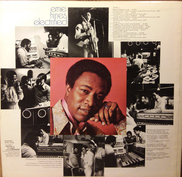 Ernie Hines : Electrified (LP, Album, Promo)