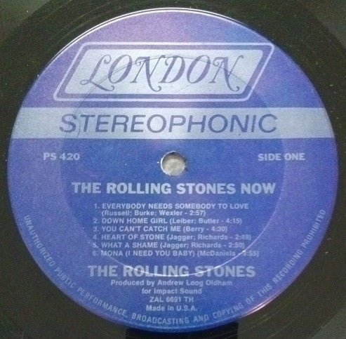The Rolling Stones : The Rolling Stones, Now! (LP, Album, RE, Ter)