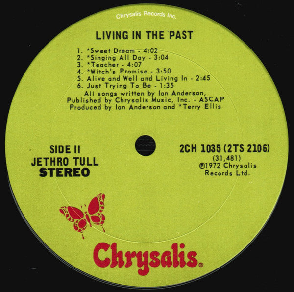 Jethro Tull : Living In The Past (2xLP, Comp)