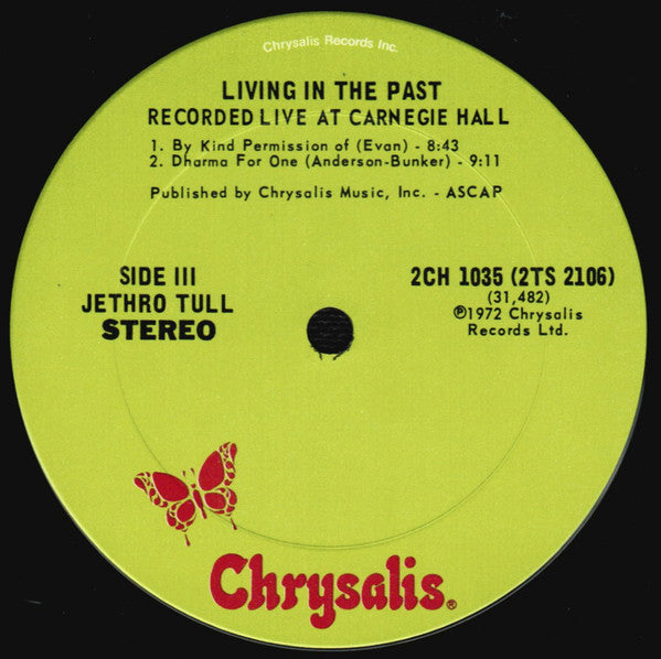 Jethro Tull : Living In The Past (2xLP, Comp)