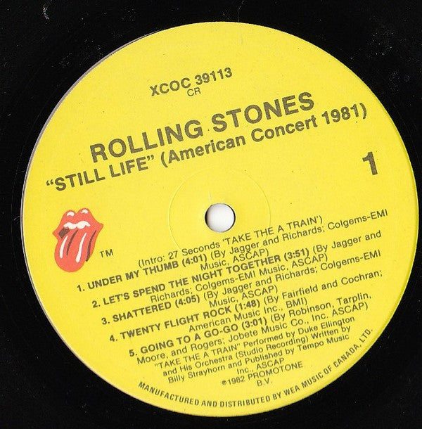 Rolling Stones* : Still Life (American Concert 1981) (LP, Album)