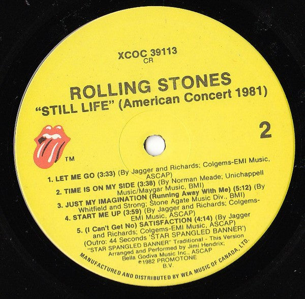 Rolling Stones* : Still Life (American Concert 1981) (LP, Album)