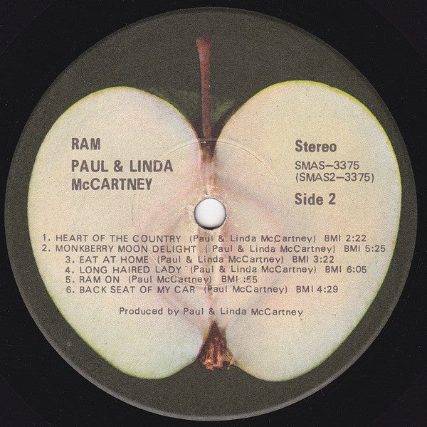 Paul & Linda McCartney : Ram (LP, Album, Win)