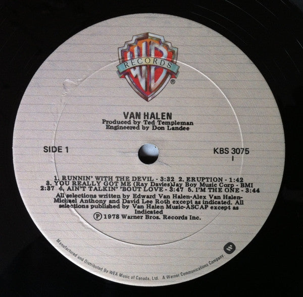 Van Halen : Van Halen (LP, Album, RE, Imp)