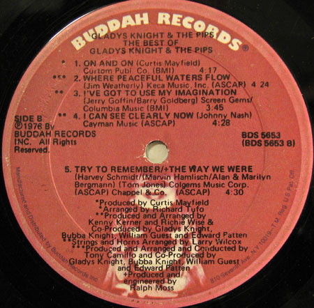 Gladys Knight & The Pips* : The Best Of Gladys Knight & The Pips (LP, Comp, Gol)