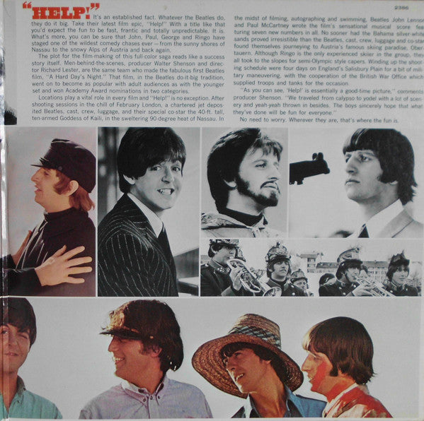 The Beatles : Help! (Original Motion Picture Soundtrack) (LP, Album, Mono, Gat)