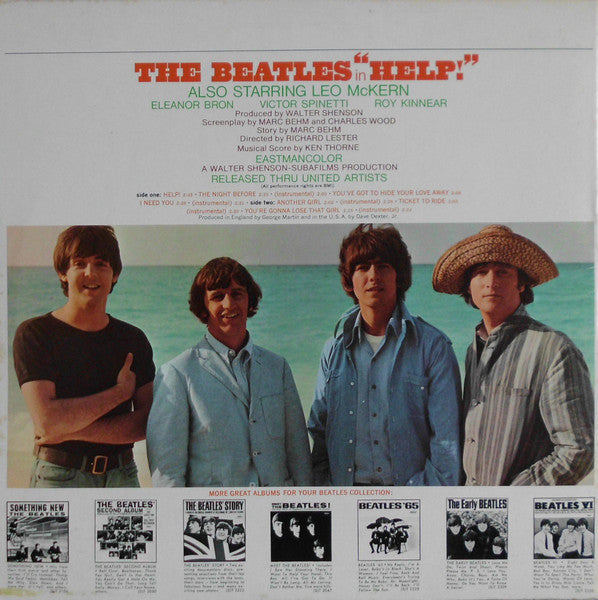 The Beatles : Help! (Original Motion Picture Soundtrack) (LP, Album, Mono, Gat)