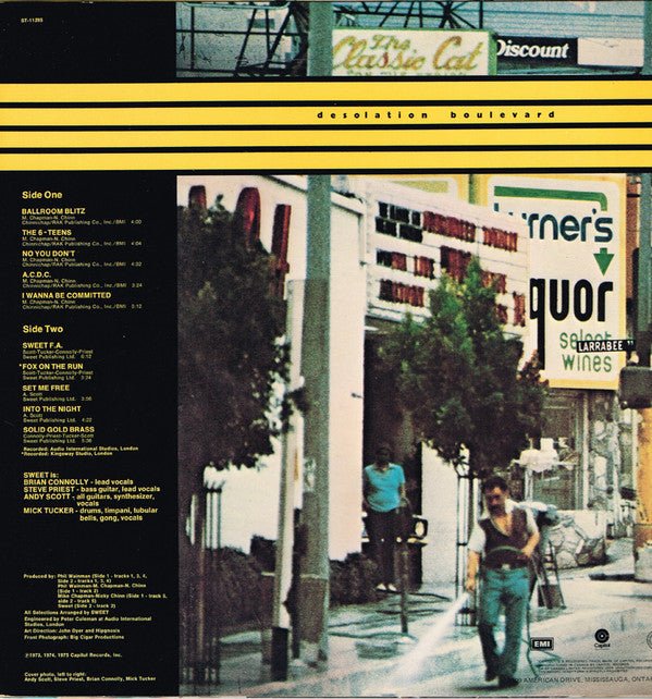 The Sweet : Desolation Boulevard (LP, Album)