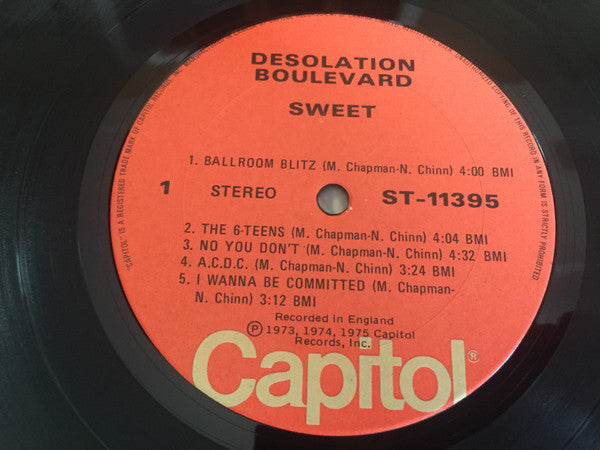 The Sweet : Desolation Boulevard (LP, Album)