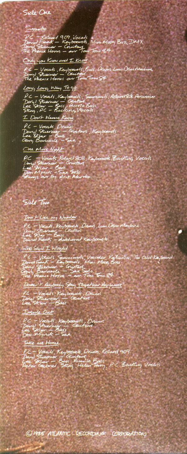Phil Collins : No Jacket Required (LP, Album, Cin)