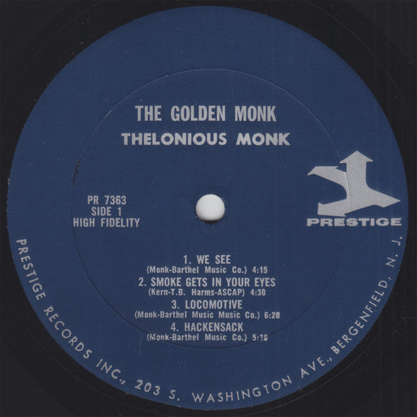 Thelonious Monk : The Golden Monk (LP, Comp, Mono, RE)