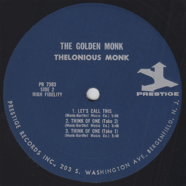 Thelonious Monk : The Golden Monk (LP, Comp, Mono, RE)