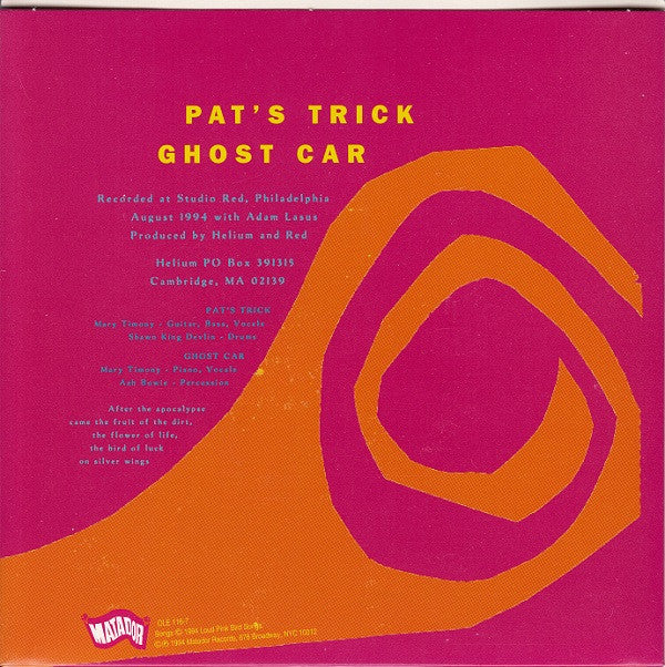 Helium (3) : Pat's Trick (7")