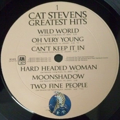 Cat Stevens : Greatest Hits (LP, Comp, Mon)