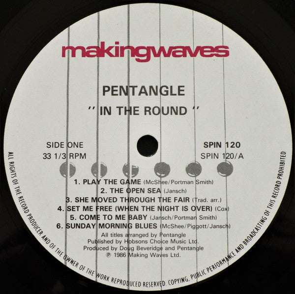 Pentangle : In The Round (LP, Album)