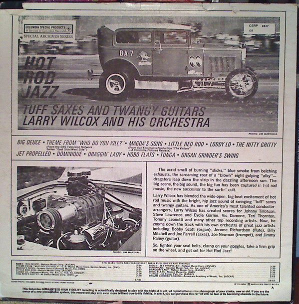 Larry Wilcox : Tuff Saxes And Twangy Guitars (LP, Album, RE)