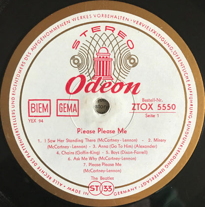 The Beatles : Please Please Me (LP, Album)