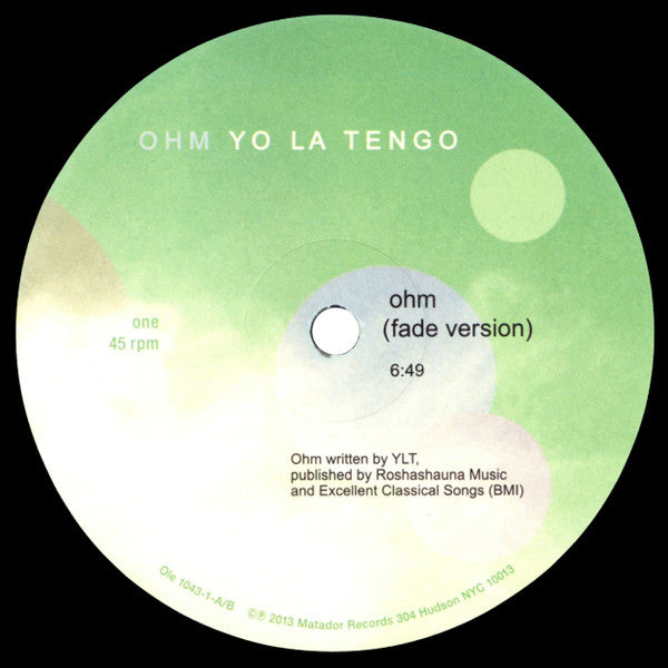 Yo La Tengo : Ohm (3x12", Single, Ltd)