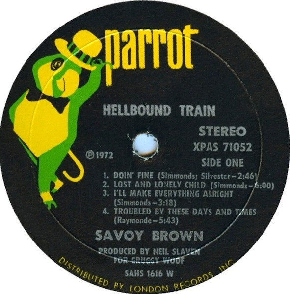 Savoy Brown : Hellbound Train (LP, Album, Wad)