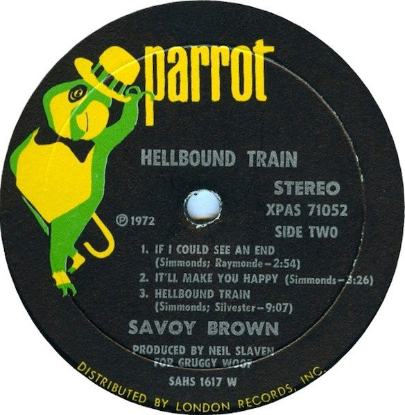 Savoy Brown : Hellbound Train (LP, Album, Wad)