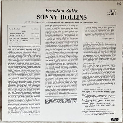 Sonny Rollins : Freedom Suite (LP, Album, RE)