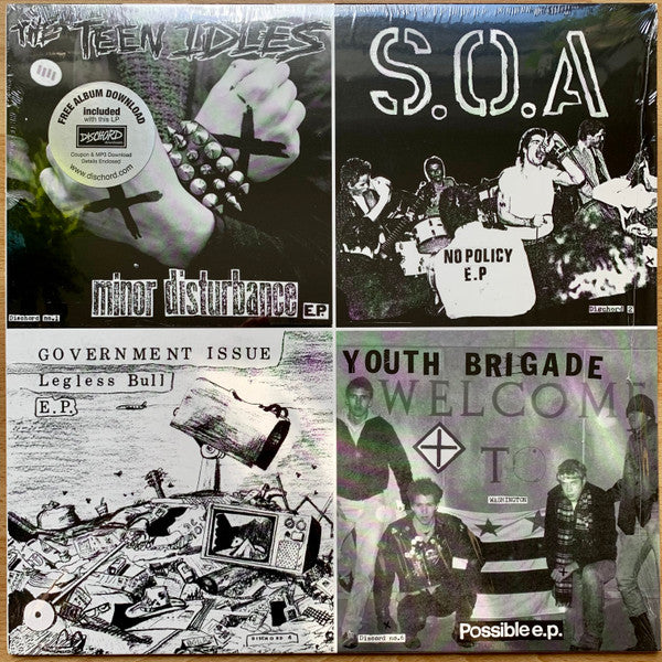 Various : Four Old Seven Inches On A Twelve Inch (LP, Comp, RE, RM)