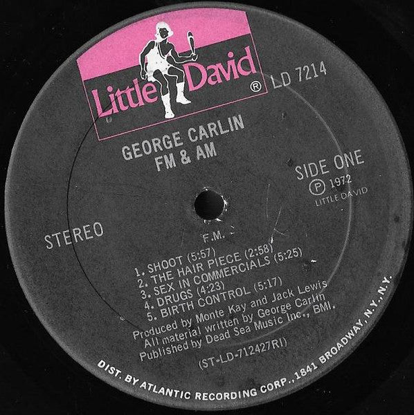 George Carlin : FM & AM (LP, Album, Phi)