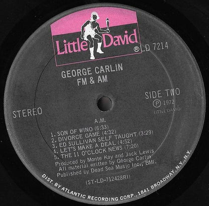 George Carlin : FM & AM (LP, Album, Phi)