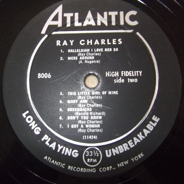 Ray Charles : Ray Charles (LP, Comp, Mono)