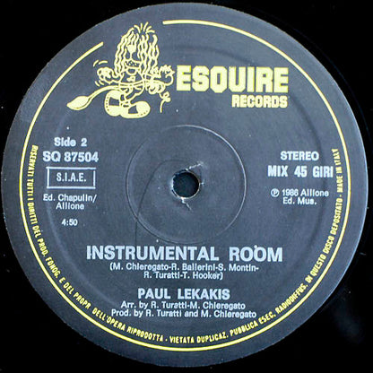 Paul Lekakis : Boom Boom (Let's Go Back To My Room) (12", Maxi)