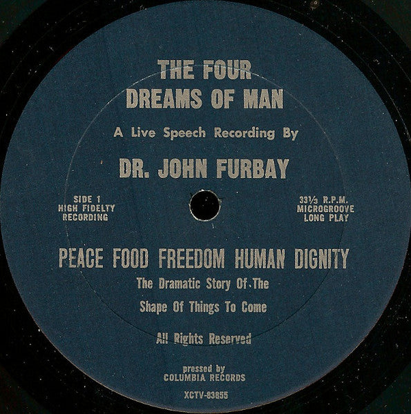 Dr. John Furbay : The Four Dreams Of Man (LP, Mono)