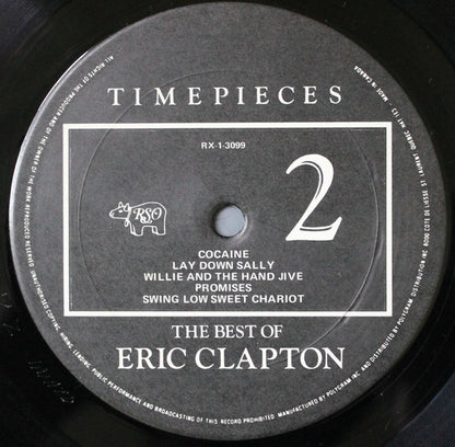 Eric Clapton : Time Pieces - The Best Of Eric Clapton (LP, Comp)