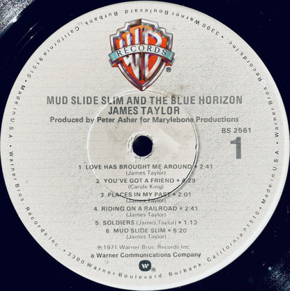 James Taylor (2) : Mud Slide Slim And The Blue Horizon (LP, Album, RE, Win)