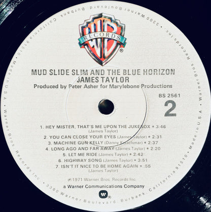 James Taylor (2) : Mud Slide Slim And The Blue Horizon (LP, Album, RE, Win)