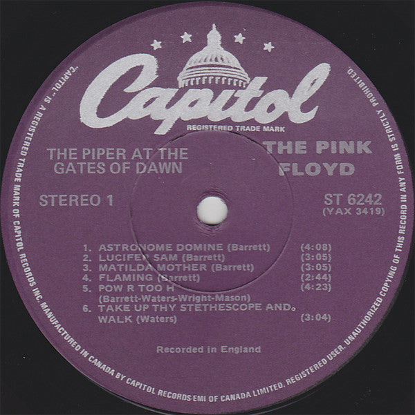 Pink Floyd : The Piper At The Gates Of Dawn (LP, Album, RP)