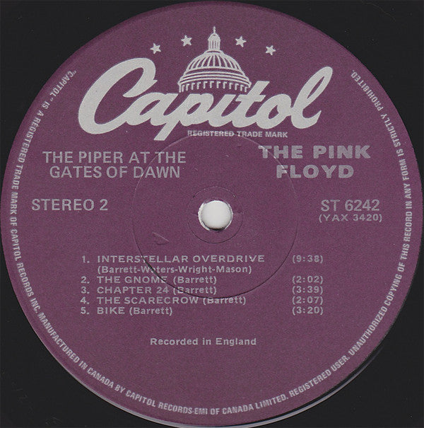 Pink Floyd : The Piper At The Gates Of Dawn (LP, Album, RP)