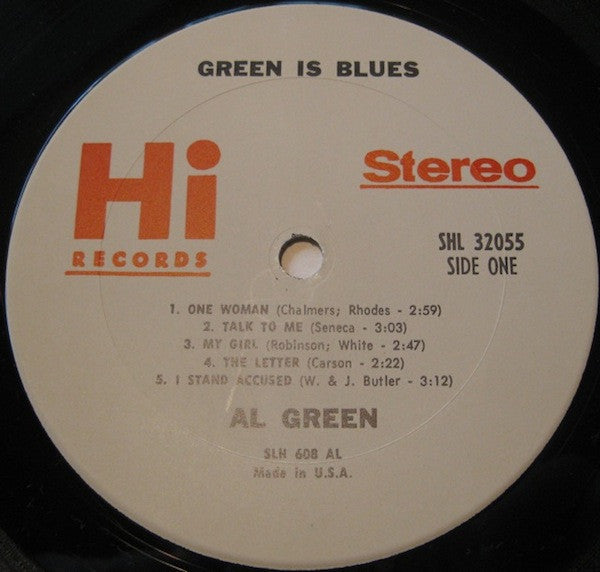 Al Green : Green Is Blues (LP, Album, RE, AL )