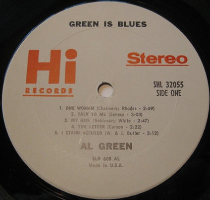 Al Green : Green Is Blues (LP, Album, RE, AL )