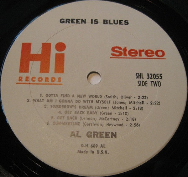 Al Green : Green Is Blues (LP, Album, RE, AL )