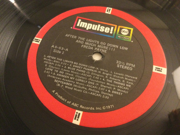 Freda Payne : After The Lights Go Down Low And Much More!!! (LP, Album, RE)