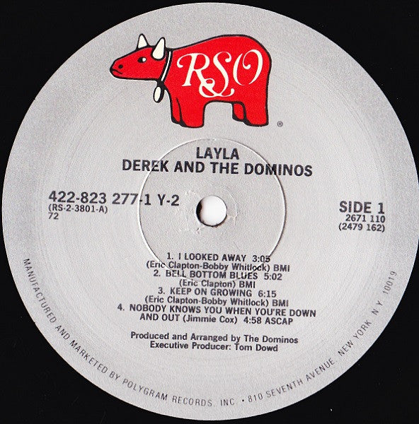 Derek And The Dominos* : Layla And Other Assorted Love Songs (2xLP, Album, RE, PRC)