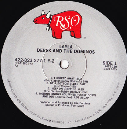 Derek And The Dominos* : Layla And Other Assorted Love Songs (2xLP, Album, RE, PRC)