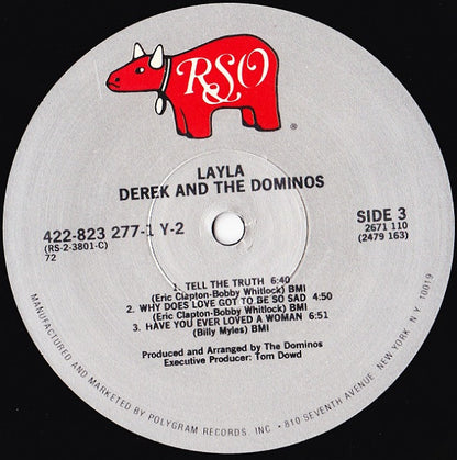 Derek And The Dominos* : Layla And Other Assorted Love Songs (2xLP, Album, RE, PRC)