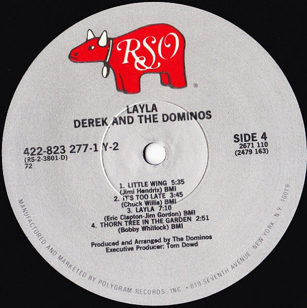 Derek And The Dominos* : Layla And Other Assorted Love Songs (2xLP, Album, RE, PRC)