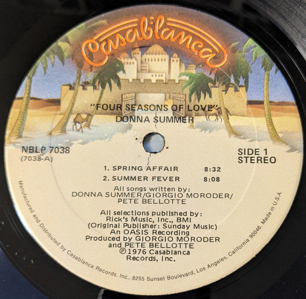 Donna Summer : Four Seasons Of Love (LP, Album, Kee)
