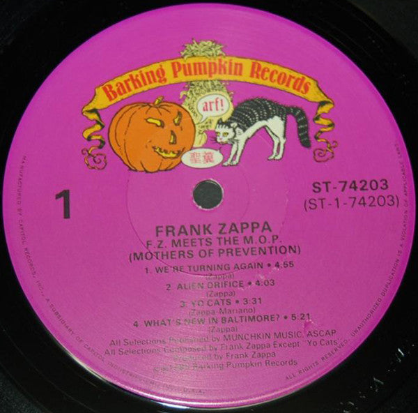 Frank Zappa : Frank Zappa Meets The Mothers Of Prevention (LP, Album, Cap)