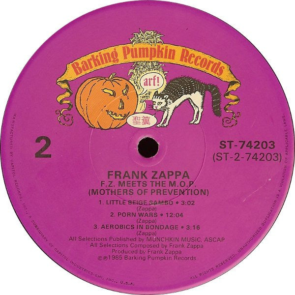 Frank Zappa : Frank Zappa Meets The Mothers Of Prevention (LP, Album, Cap)
