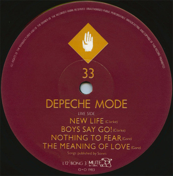 Depeche Mode : Everything Counts And Live Tracks (12", Single, Ltd, Num, GG )