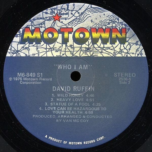 David Ruffin : Who I Am (LP, Album, Hol)